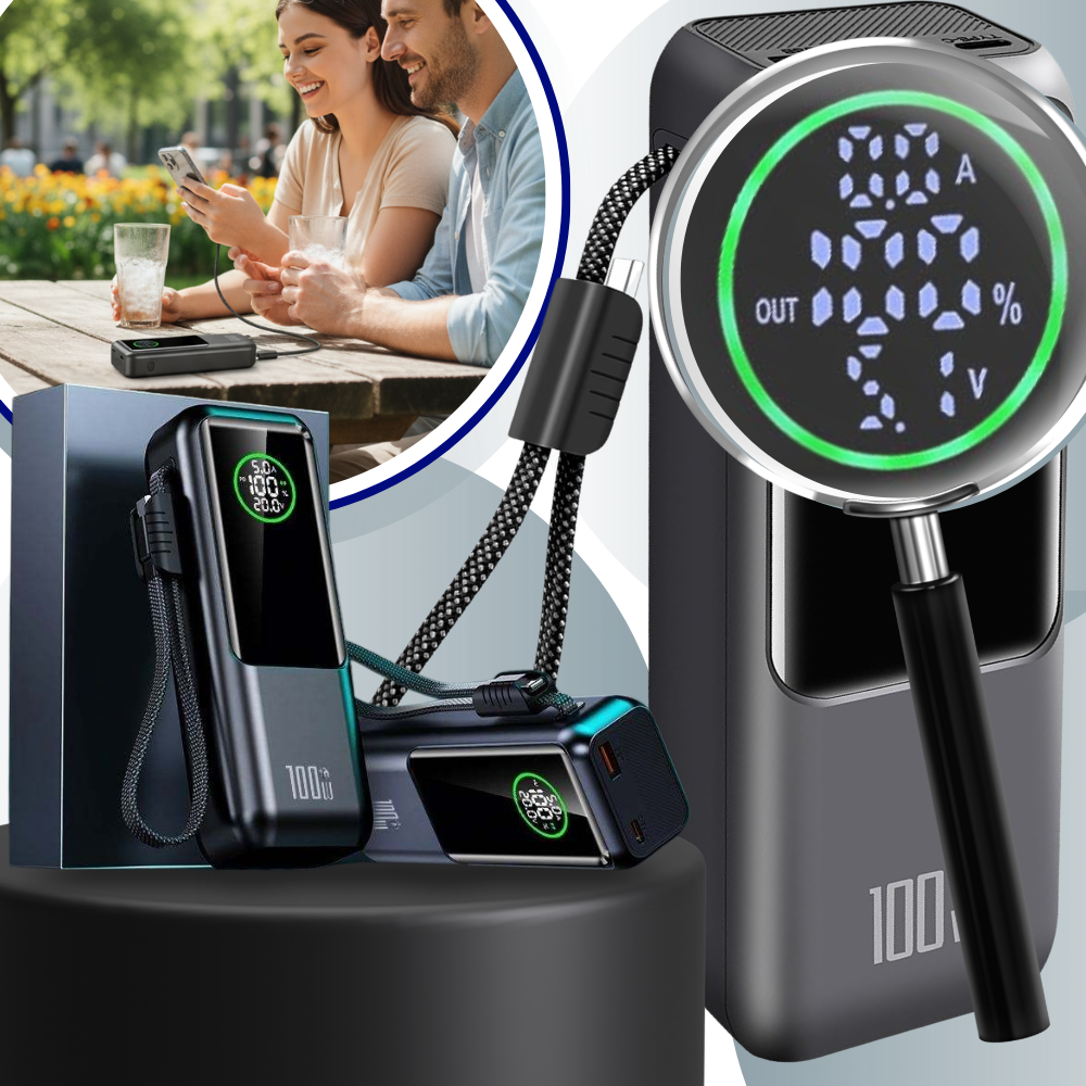 Fast Power Built-In Cable Power Bank