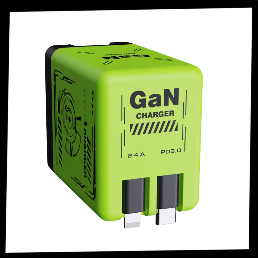 Retractable Cable Dual Charger