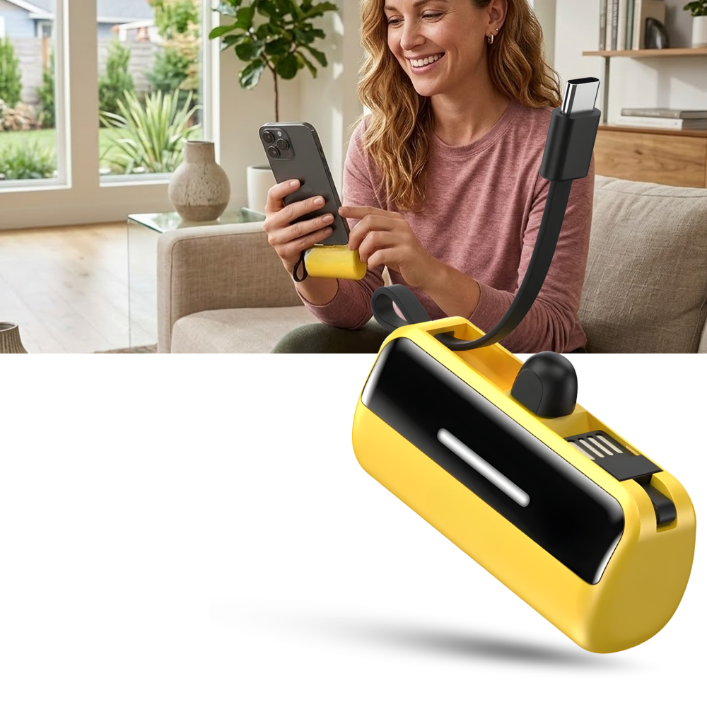 Efficiently Reliable Mini Stand Power Bank