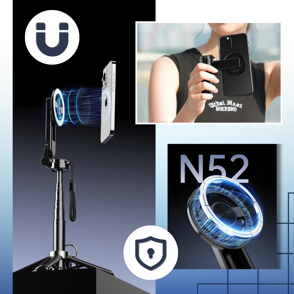 Unshakable Convenience Magnetic Tripod