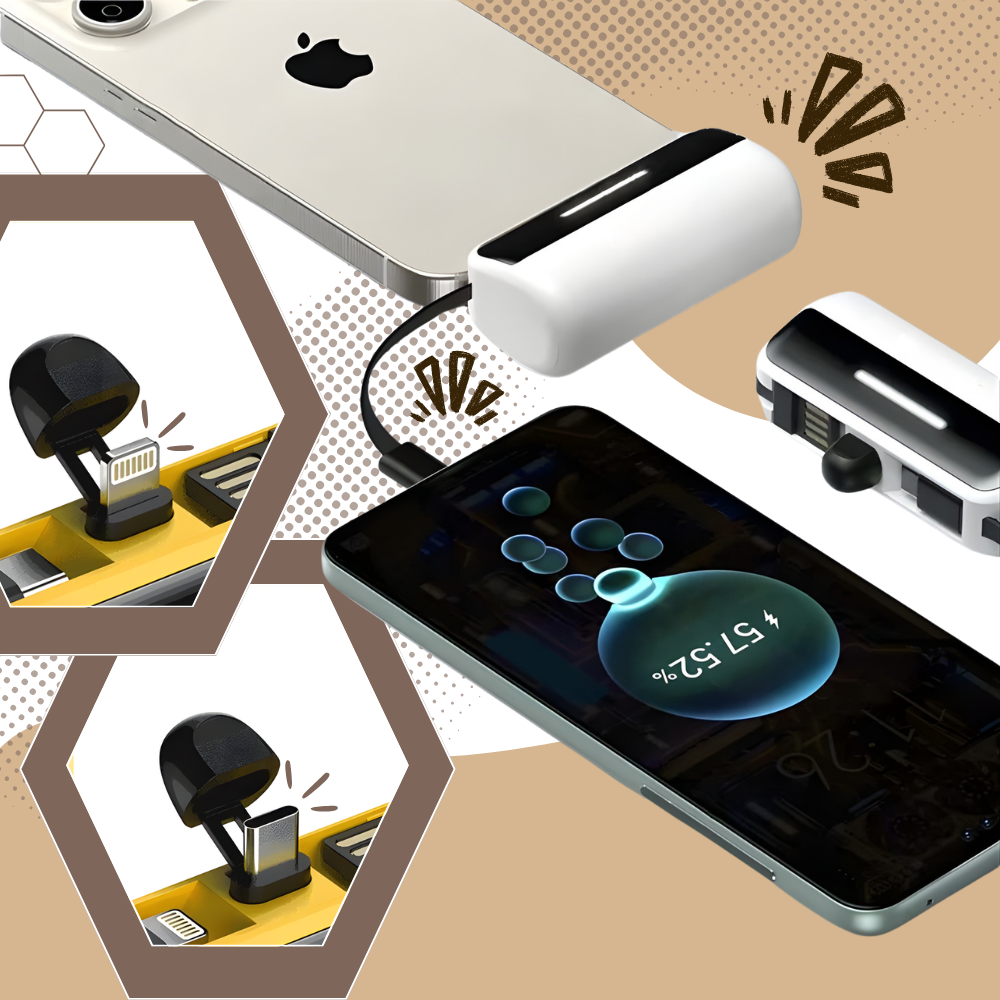 Efficiently Reliable Mini Stand Power Bank