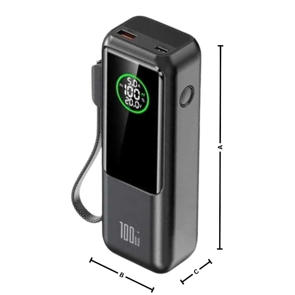 Fast Power Built-In Cable Power Bank