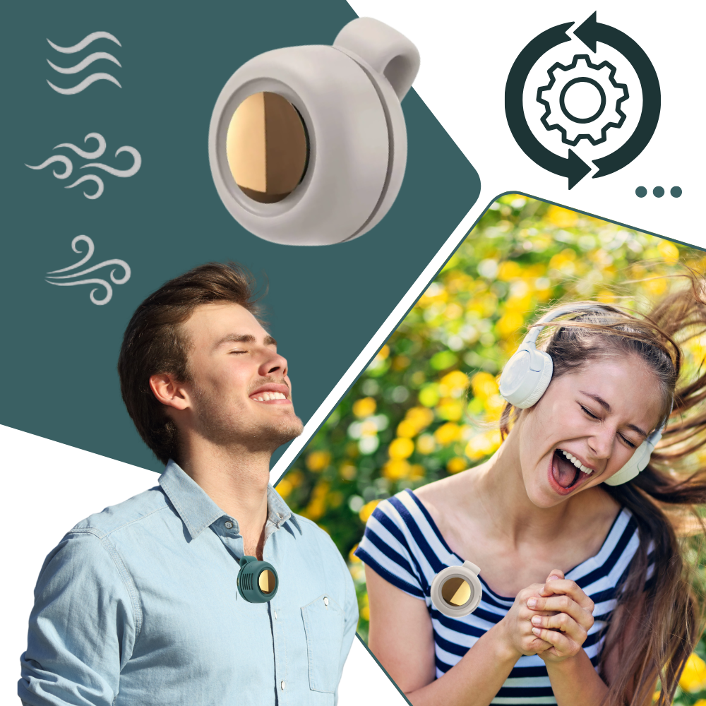 Conveniently Discreet 360 Clip On Fan