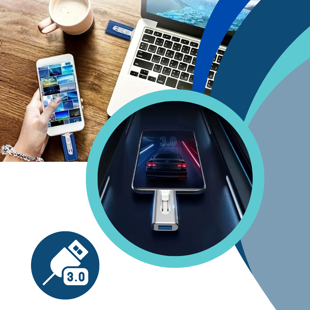 Speed Transfer 3-in-1 Flash Drive