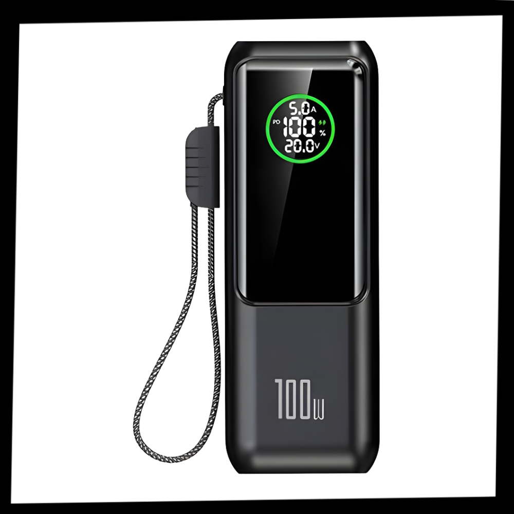 Fast Power Built-In Cable Power Bank