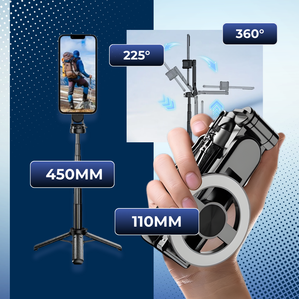 Unshakable Convenience Magnetic Tripod