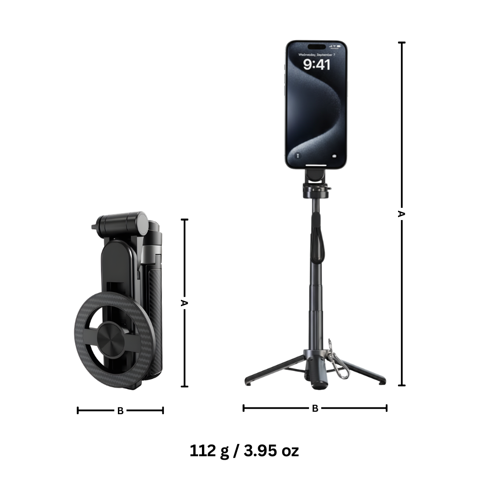 Unshakable Convenience Magnetic Tripod