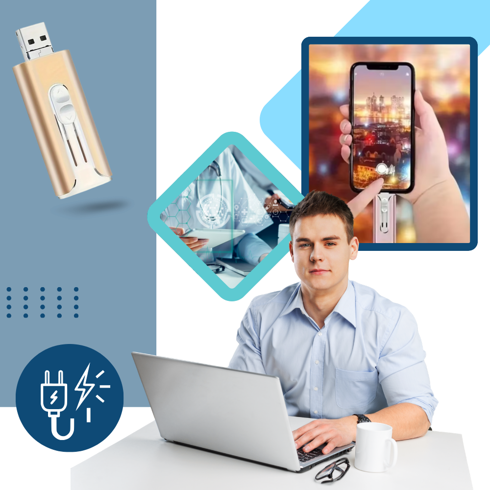 Speed Transfer 3-in-1 Flash Drive