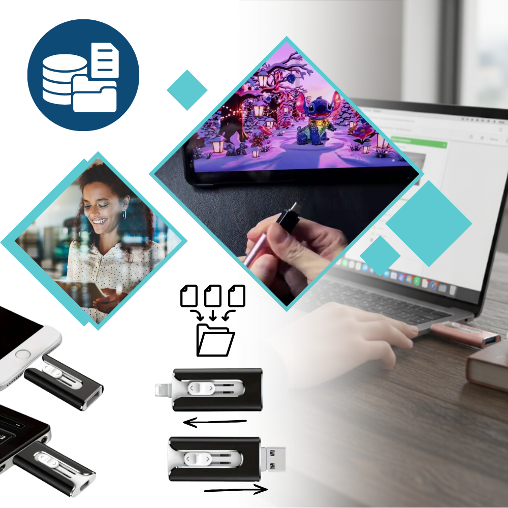 Speed Transfer 3-in-1 Flash Drive