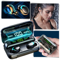 Bluetooth earphones with charging battery box