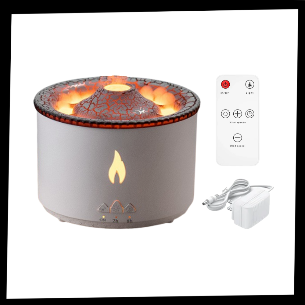 Relaxing volcano humidifier