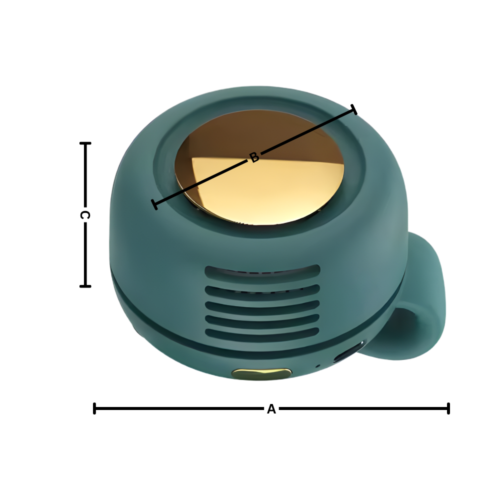 Conveniently Discreet 360 Clip On Fan