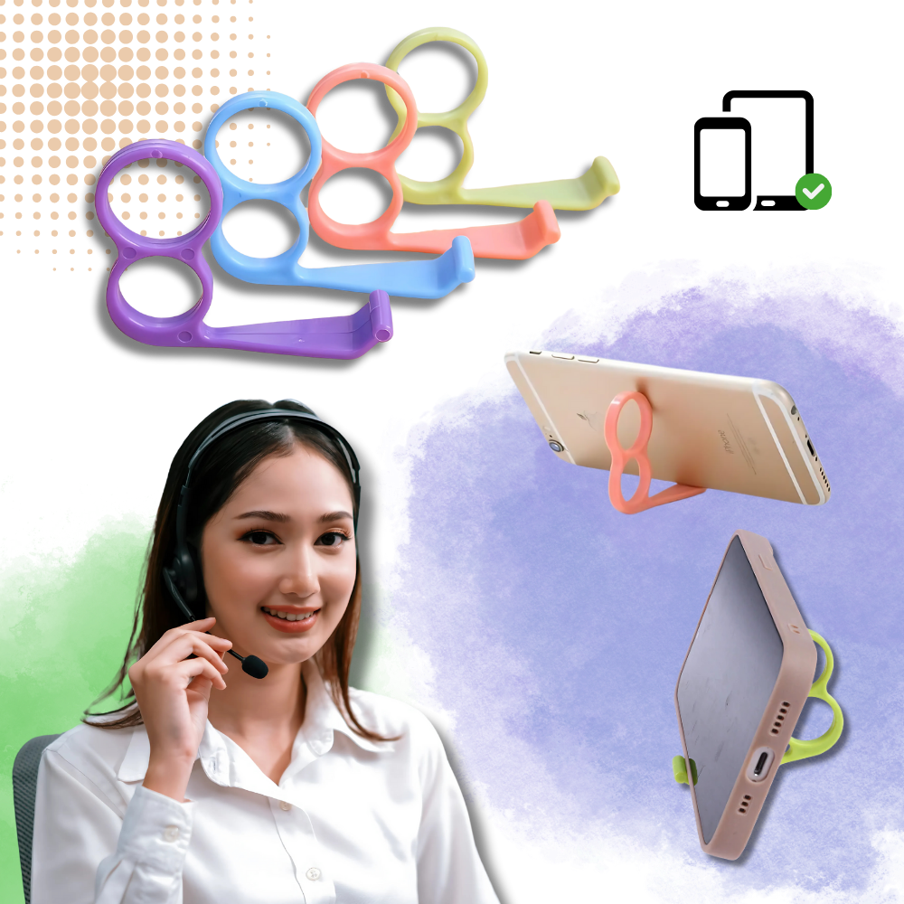 Ergonomic Phone Finger Holder